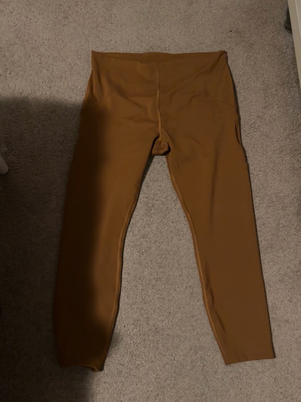 lululemon athletica Brown High-Rise Stretch Leggings